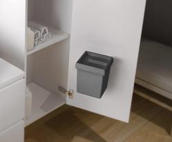 Gollinucci Onda Vanity Bin 5L White