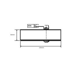 Briton 1120B Door Closer w/ Standard Arm EN2-4 Silver