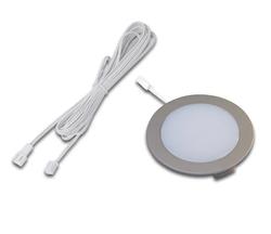 Hera FR68 LED Downlight Stainless Steel Look 75mm 4W 24V Warm White