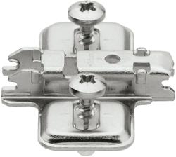 Blum Cruciform Hinge Plate Twin Application 0mm EXPANDO Nickel Plated
