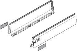 Blum TANDEMBOX antaro Drawer Sides N Height 450NL Pair Silk White