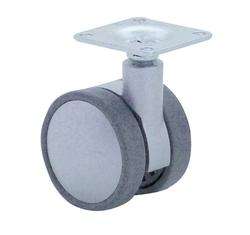 Swivel Castor Square Plate 50mm 40kg Grey