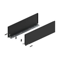 Blum LEGRABOX Drawer Sides F Height 600NL Pair Carbon Black
