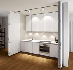 Finista BF-06 Bifold Door 4 Door Set Left & Right 25kg w/ Track White