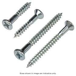 Linca Head Hole Screws CSK 4 in 1 4.5 x 45mm Zinc - Box of 1,000