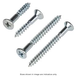 Linca Head Hole Screws CSK NIB Phillips 4.5 x 28mm Zinc - Box of 1,000