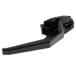 Interlock Window Catch Right 4mm Backset Non Lockable High Profile Black