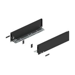 Blum LEGRABOX Drawer Sides K Height 400NL Pair Carbon Black