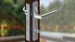 Lockwood Induro 2 Point Lock Kit 30mm Backset Satin Stainless Steel