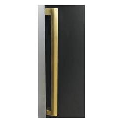 Austyle Offset Pull Handle Tapered 600mm Satin Brass