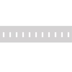 Glass Decal Strip Standard Bars 595mm White