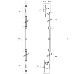 Whitco Tasman MK2 3 Point Lock Kit Standard
