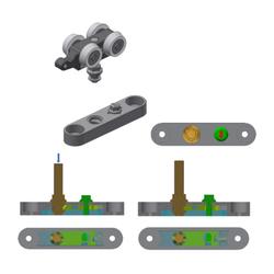 Brio Quick Run 120 Recess Mounted Door Track Soft Close 3m Anodised