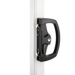 Austral Yarra Ridge D Handle Lock 5 Pin Double Cylinder Black w/ 25mm Strike