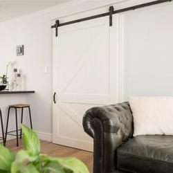 Brio Open Rail Door Kit w/ 2m Track Black