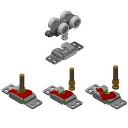 Brio Quick Run 120 Hanger Surface Mounted Pair 120kg