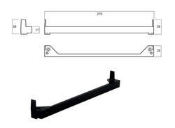 Whitco Chainwinder Alcan Mounting Bracket White