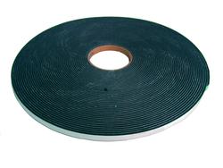 Foam Tape Single Sided PVC Medium 6 x 1.6mm x 61m Black