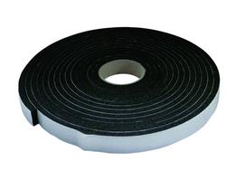 Foam Tape Single Sided EPDM 9 x 3mm x 25m Black