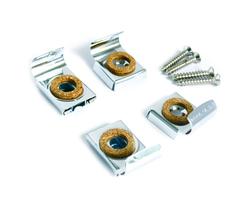 Mirror Clips Chrome Plated