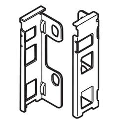 Blum LEGRABOX Back Bracket M Height Pair Terra Black