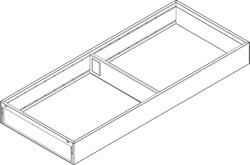 Blum AMBIA-LINE Wide Frame 500NL Orion Grey