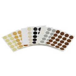 Nessco Adhesive Caps 14mm Birch - Card of 20 Caps
