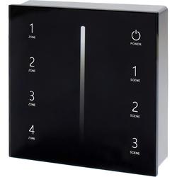 Modar T21 Touch Panel Single Colour 4 Zone Black