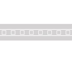 Glass Decal Strip Stegbar 573mm White