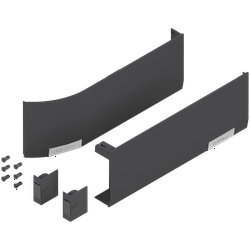 Blum AVENTOS HF/HL/HS top SERVO-DRIVE Cover Cap Set Dark Grey