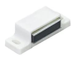 Magnetic Catch w/ Strike Plate 6kg White