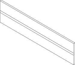 Blum ORGA-LINE Dividing Wall 1077mm Terra Black