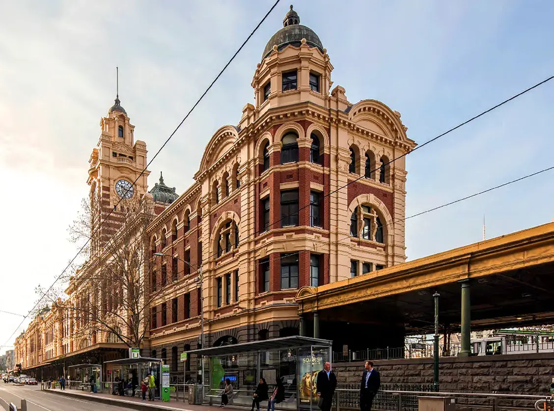 Flinders Street Station upgrade facade