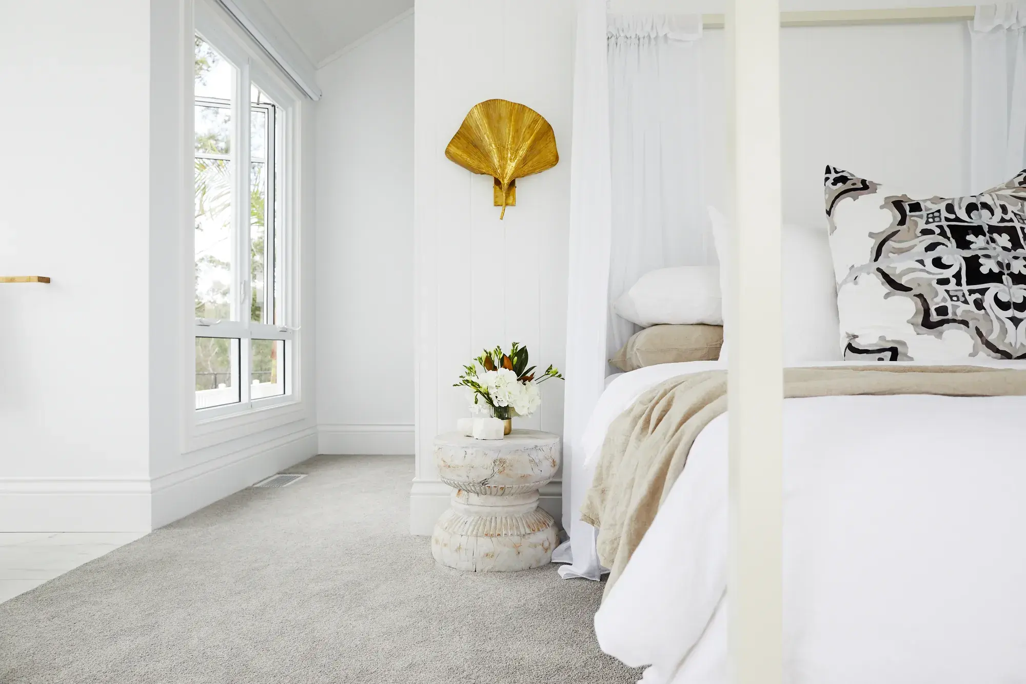 White bedroom