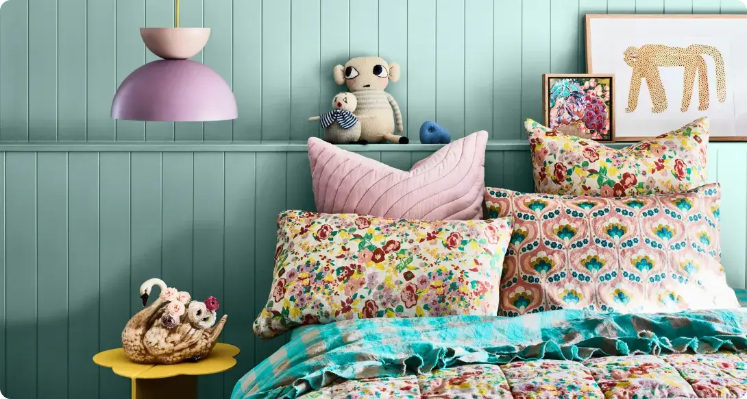 Edvard featured on Bedroom panelled wall