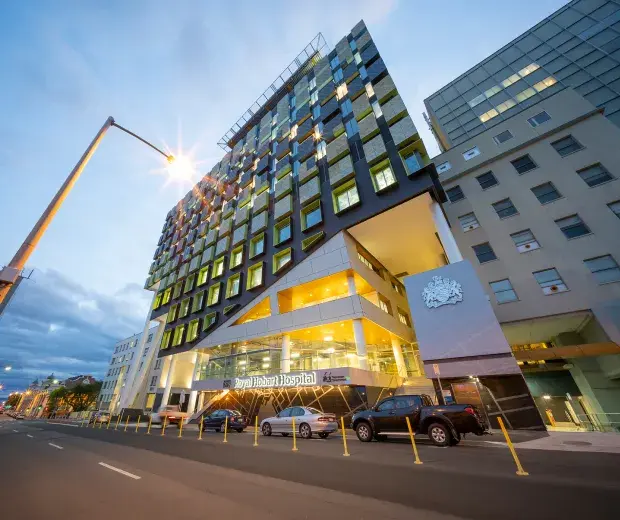 Royal Hobart Hospital facade