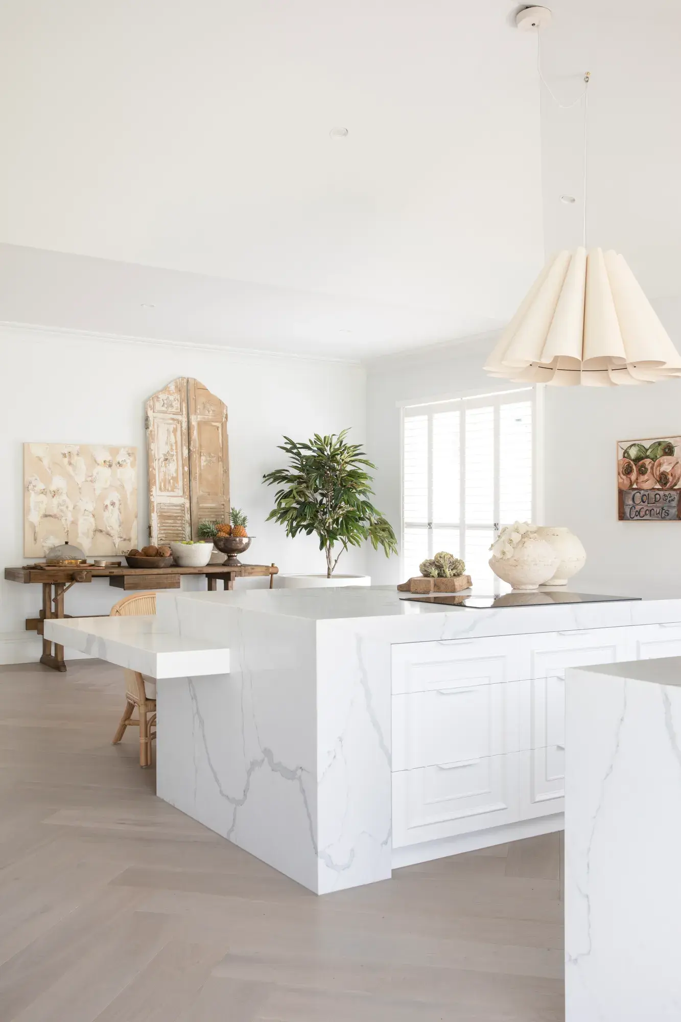 Kitchen island getaway by Three Birds Renovations