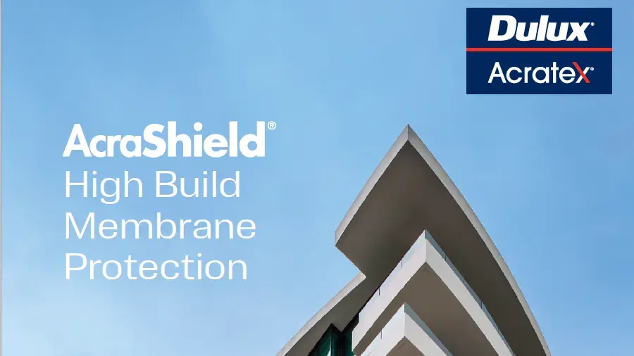 Dulux Acratex Acrashield Performance brochure cover