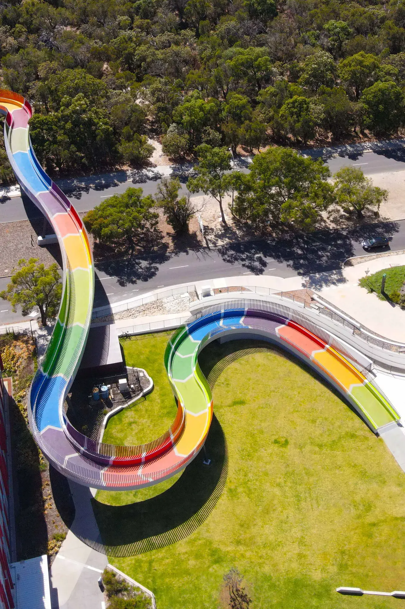 Colourful bridge