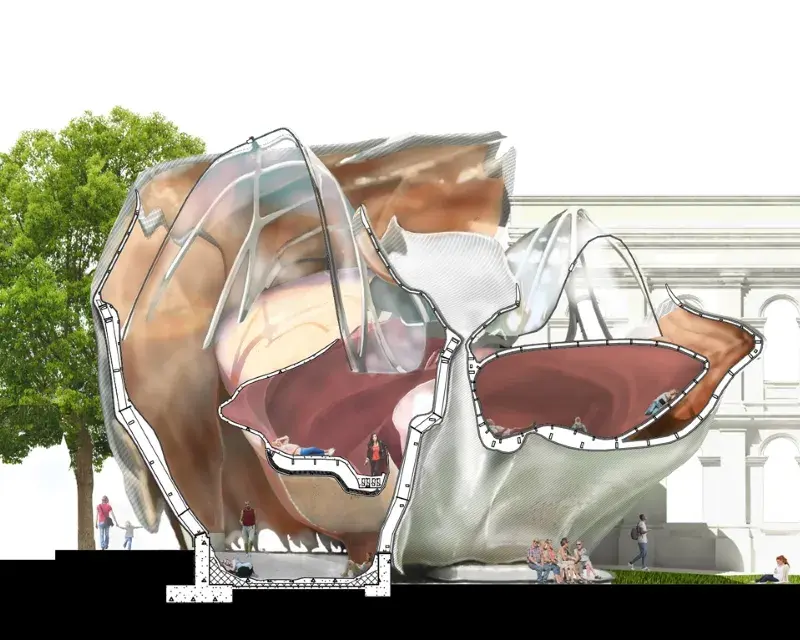 Illustration public structure